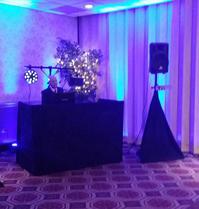 Wedding I Djayed with some color of my lights on at DiVieste Banquet RoomsWarre, Oh 